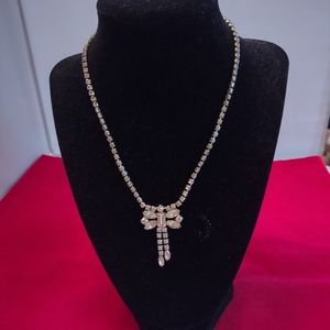 Simple Elegant Necklace with Butterfly Front.
